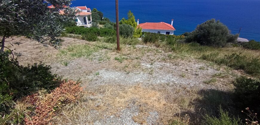 Πλατάνα-Πωλείται οικόπεδο 741,53 τ.μ. με απεριόριστη θέα στο Αιγαίο